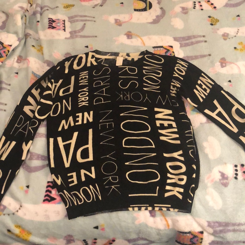 New York, London, Paris Sweater